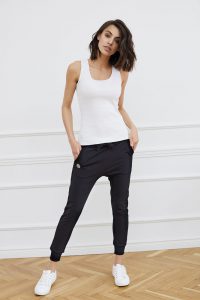 SPODNIE BAGGY BASIC CZARNE