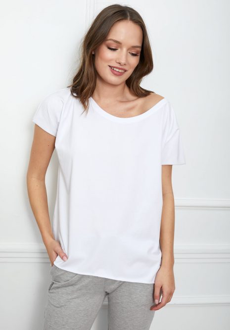 t-shirt Alice biały flawless