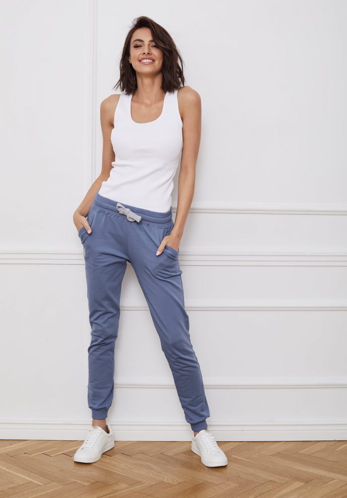 SPODNIE JOGGERS DENIM