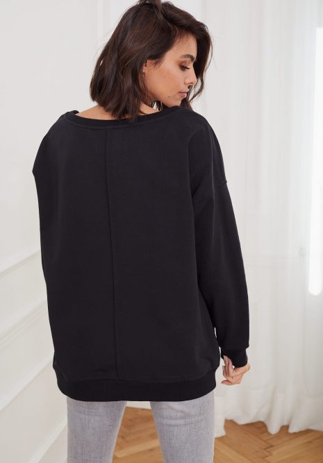 BLUZA SIENNA CZARNA - ZDJĘCIE 2