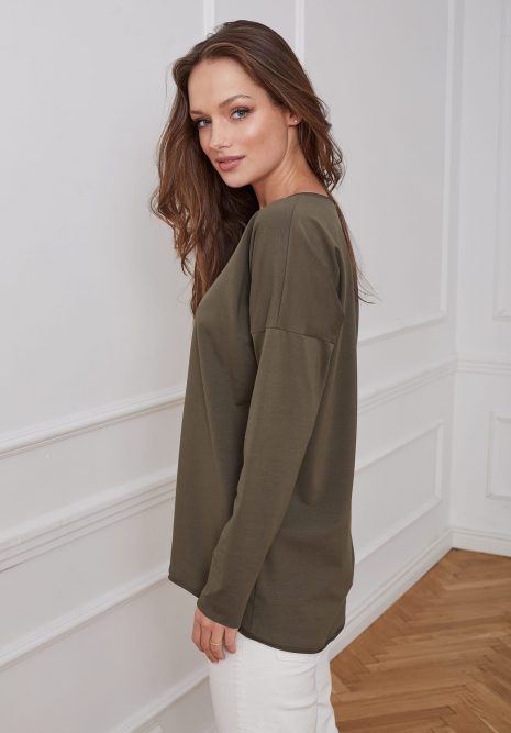 BLUZKA LILY KHAKI - ZDJĘCIE 2