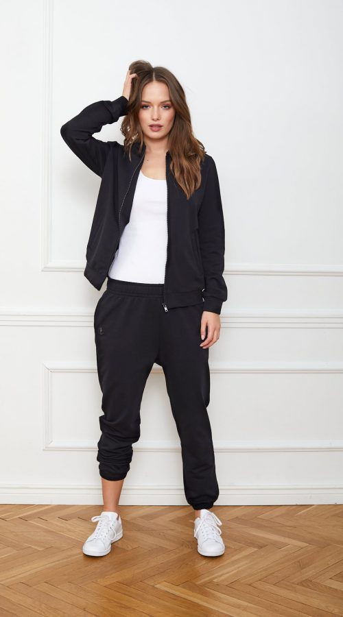 BLUZA LEILA CZARNA - ZDJĘCIE 4