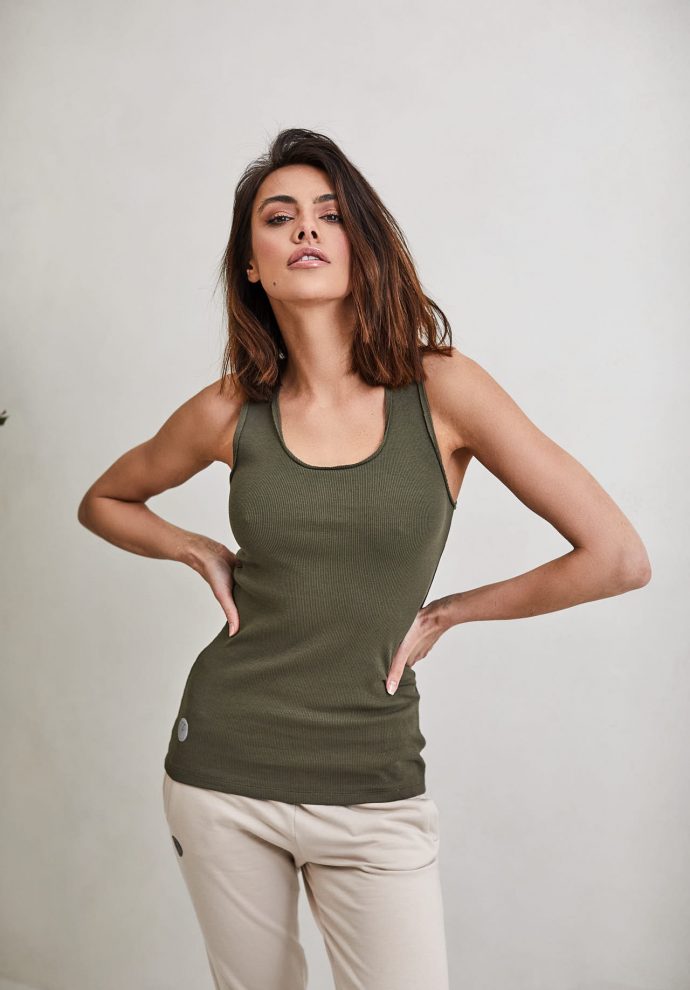 bokserka Elena khaki