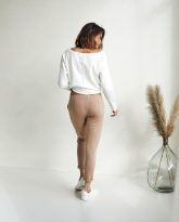 spodnie Bianca kamelowe - zdjęcie 2