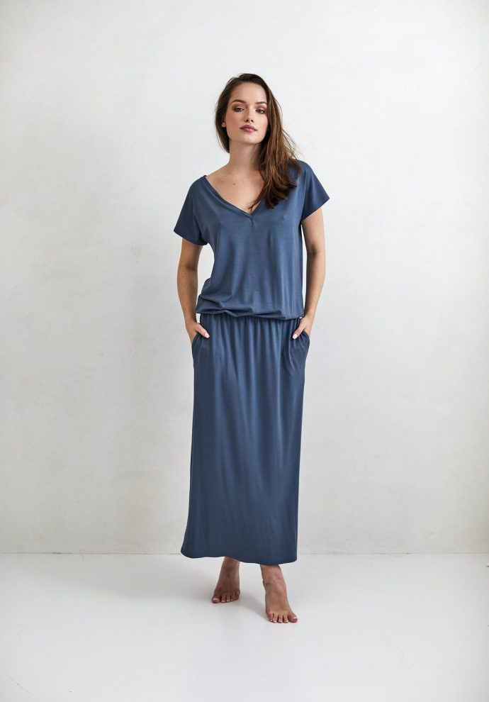 Sukienka Patrizia długa denim