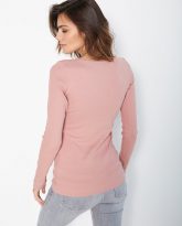 ściągaczowa bluzka Sara różowa zdjęcie 2