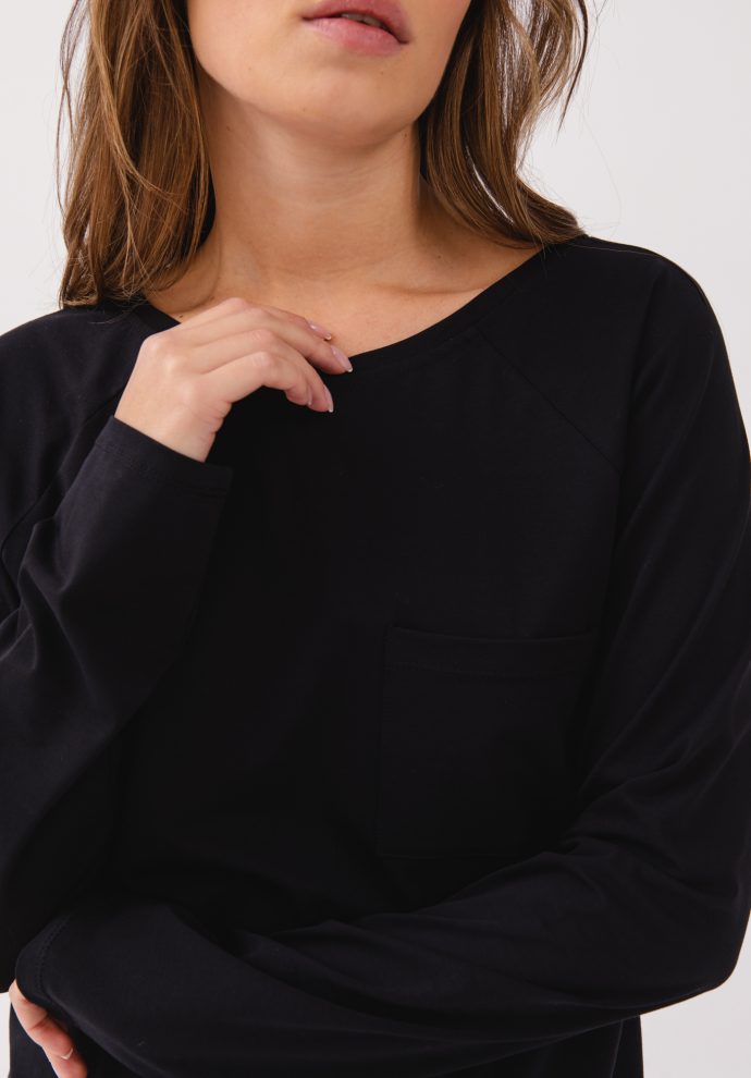 bluzka ramia czarna zdjęcie 3