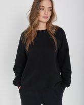 bawełniana bluza lola czarna zdjęcie 2