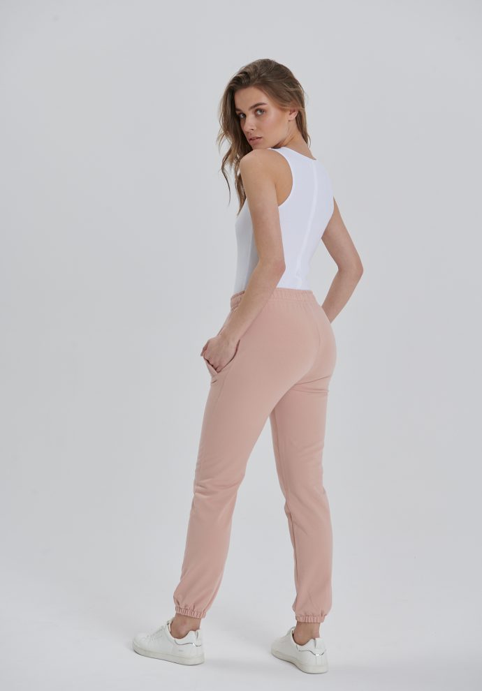 spodnie nicole jasno różowe zdjęcie 4