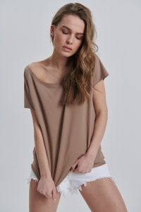 T-SHIRT ALICE TAUPE