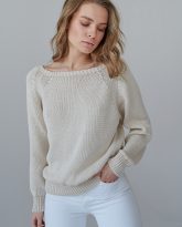 sweter pearle piaskowy