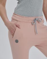 lekkie spodnie baggy jasno różowe zdjęcie 3