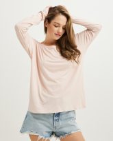 bluzka emilly modal jasno rózowa zdjęcie 2