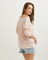 bluzka emilly modal jasno rózowa zdjęcie 4