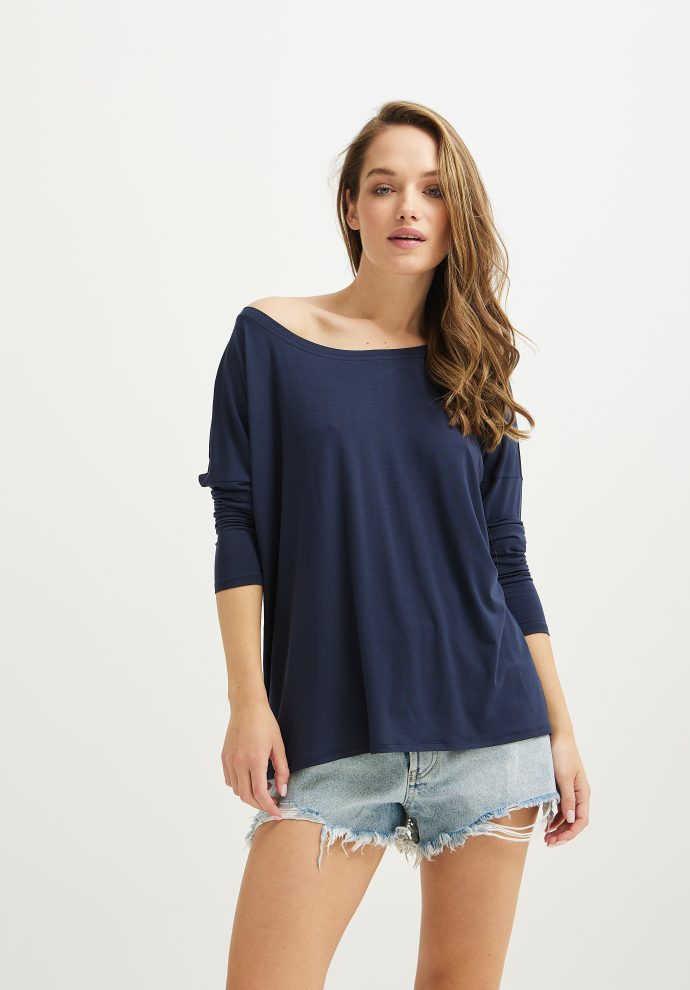 bluzka emilly modal navy zdjęcie 4