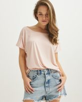 t-shirt alice modal jasno różowy