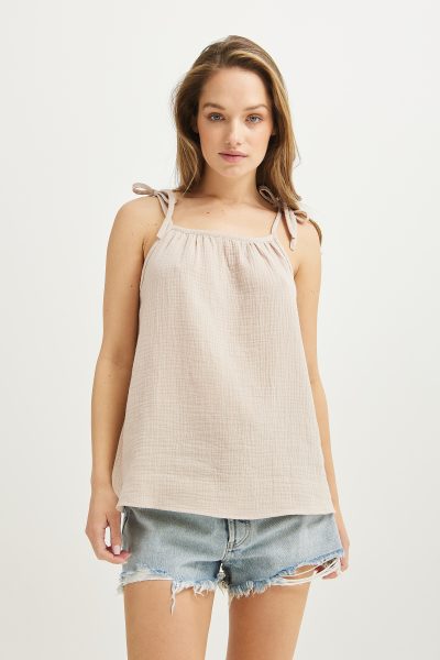 top mia piaskowy