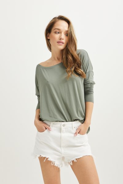 bluzka emilly modal khaki