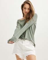 bluzka emilly modal khaki zdjęcie 4