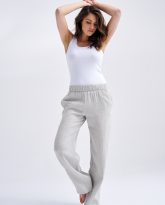 długie spodnie juliette jasno szare zdjęcie 4
