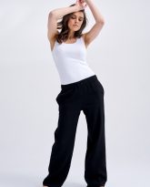 długie spodnie juliette czarne zdjęcie 2