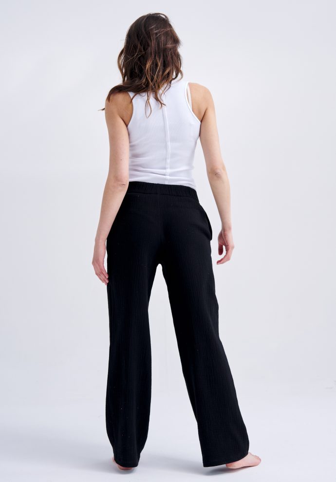 długie spodnie juliette czarne zdjęcie 4
