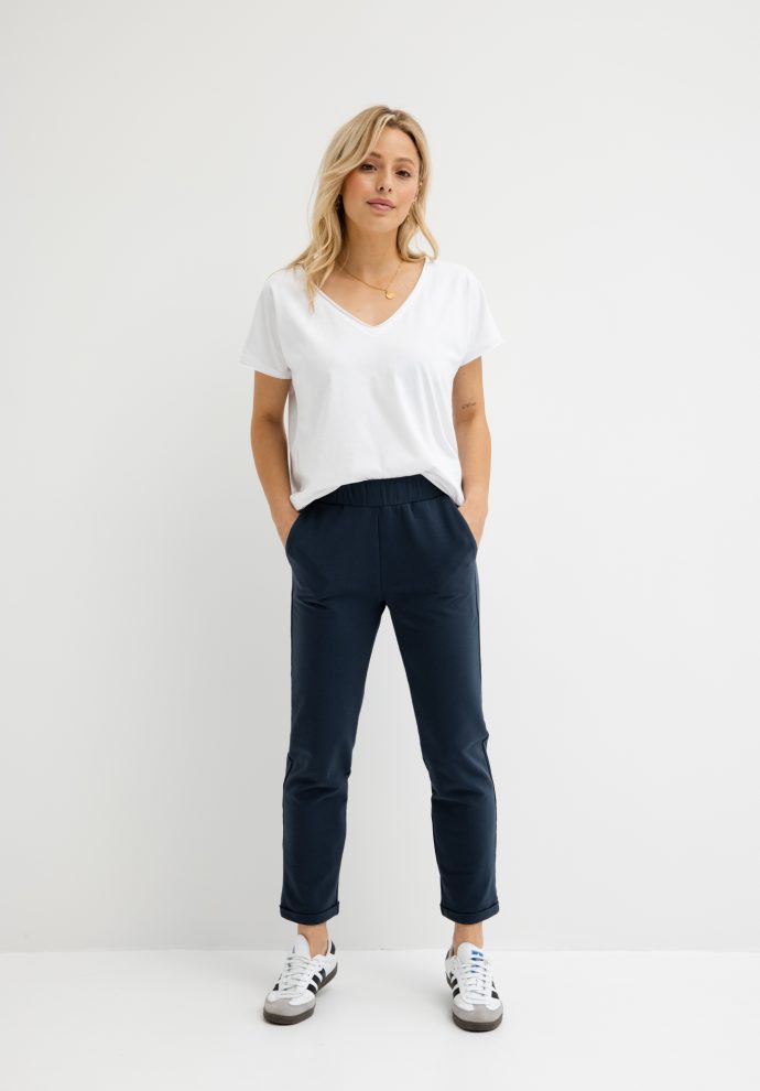 spodnie bianca navy