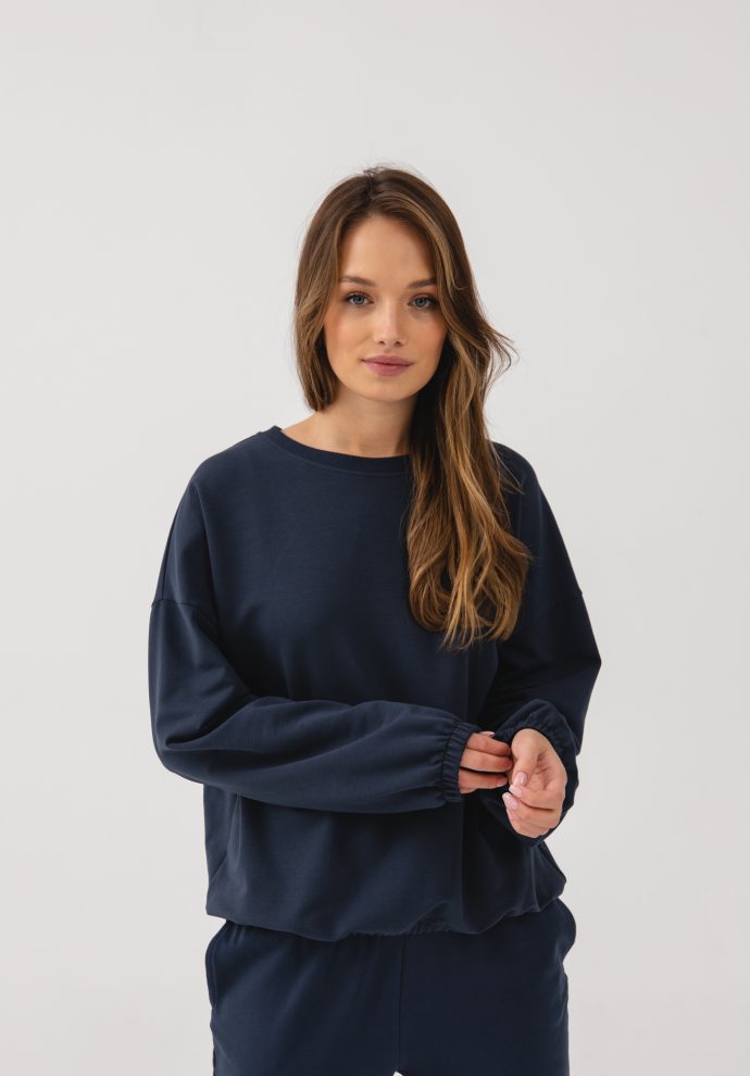 lekka bluza iga navy