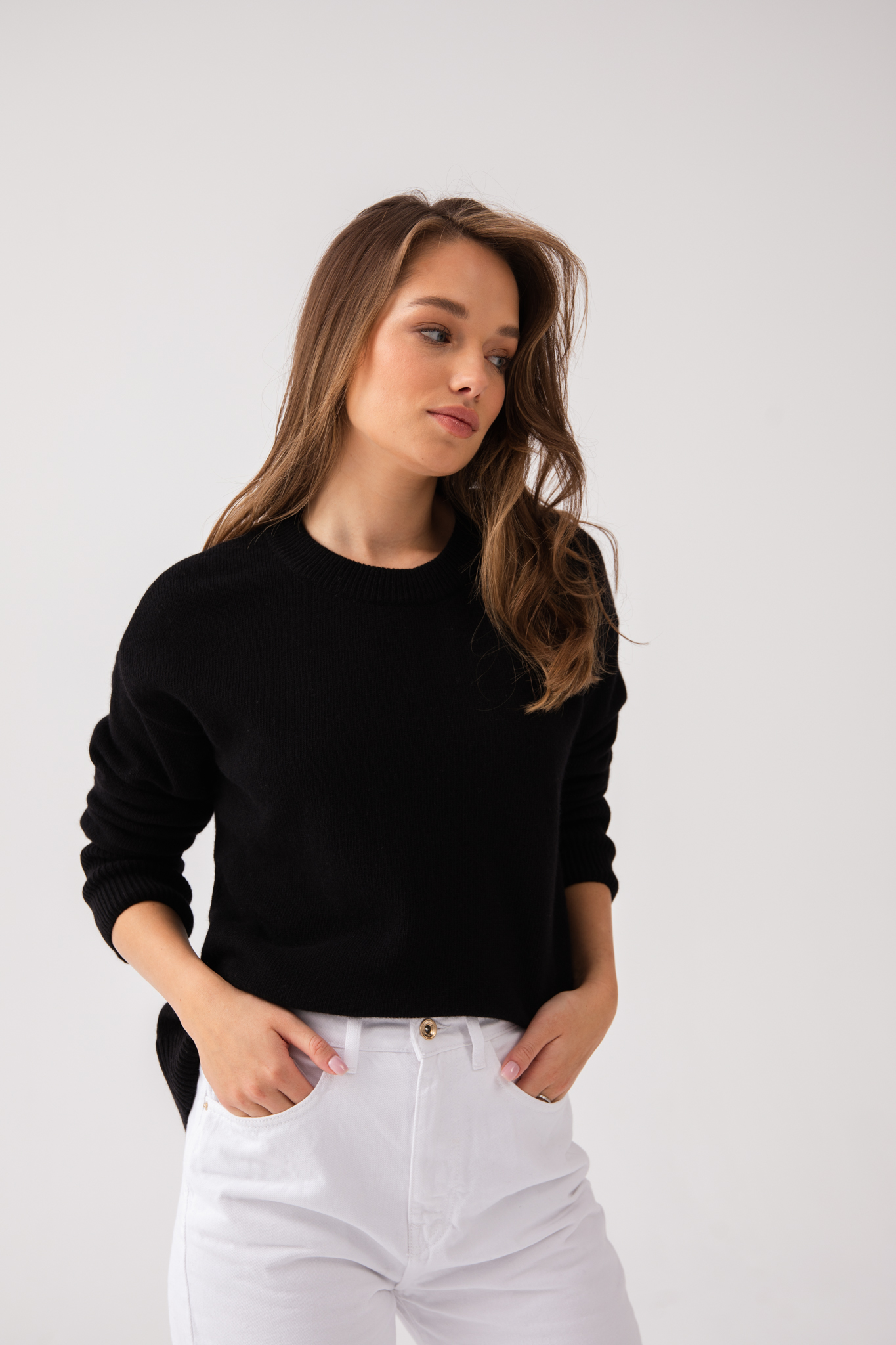 sweter sally czarny