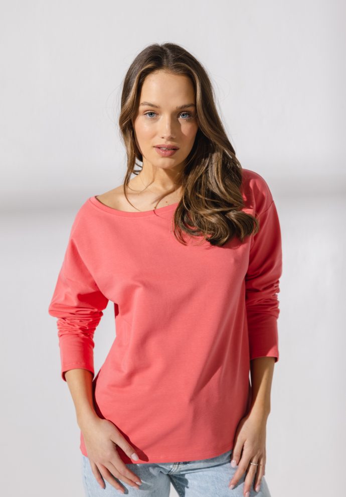 lekka bluza stella truskawkowa
