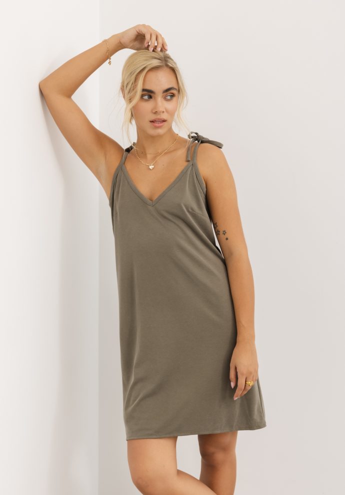 sukienka kelly khaki zdjęcie 3