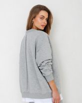 bluza jess szary melanż zdjęcie 3