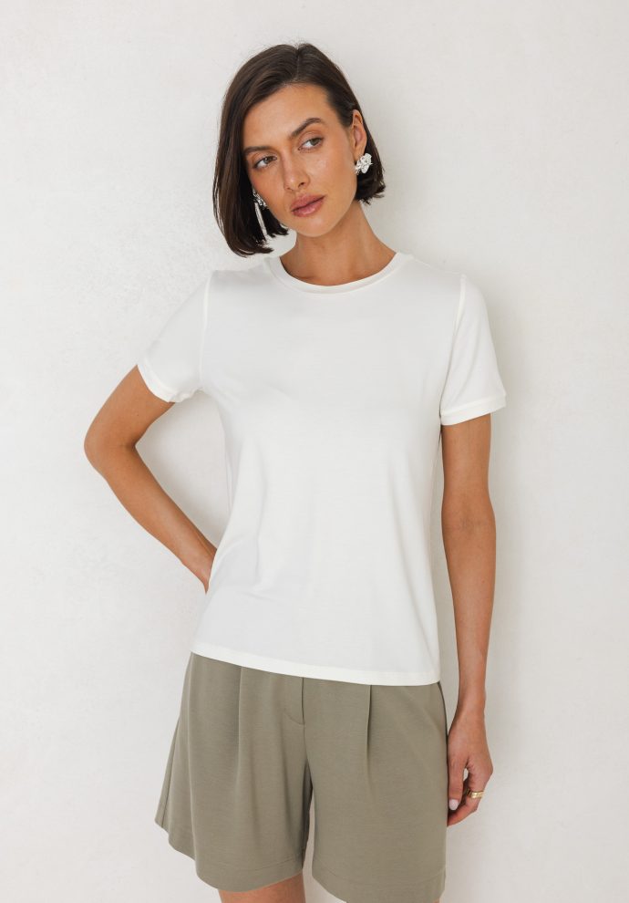 t-shirt roma ecru
