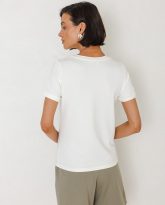 t-shirt roma ecru