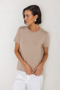 T-SHIRT ROMA MODAL TAUPE