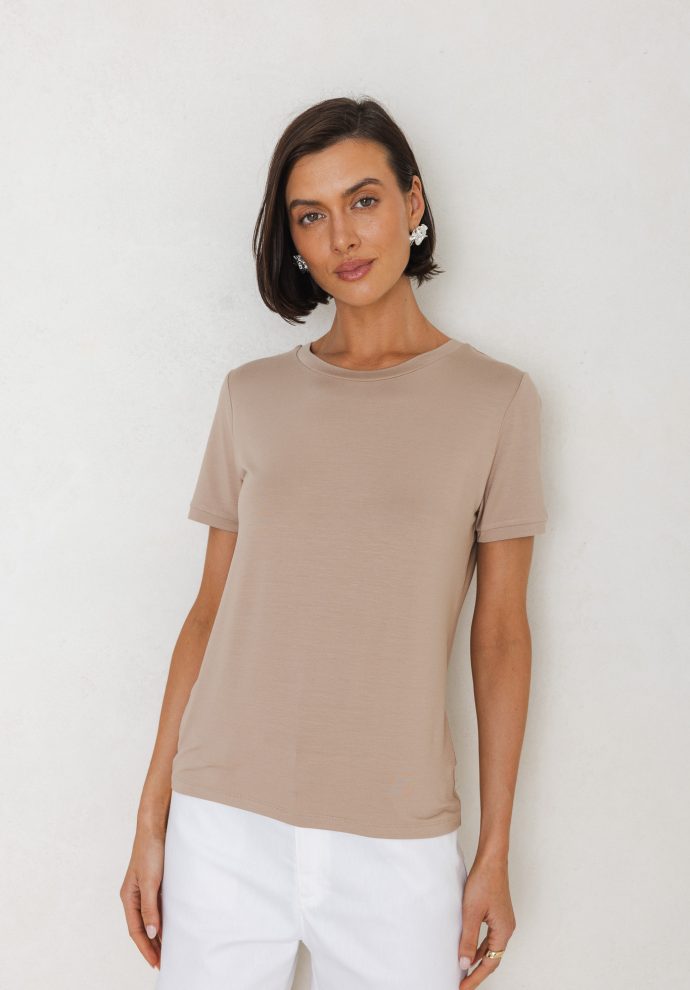 t-shirt roma taupe