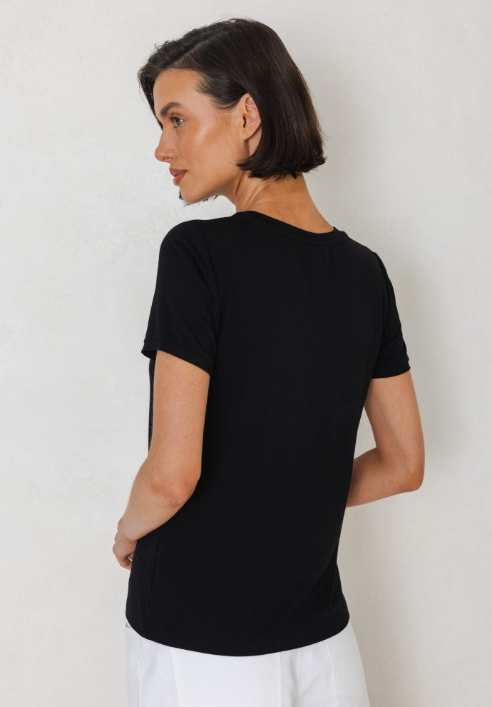 t-shirt roma czarny