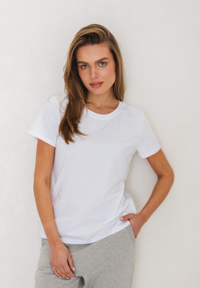 T-SHIRT INGA BIAŁY
