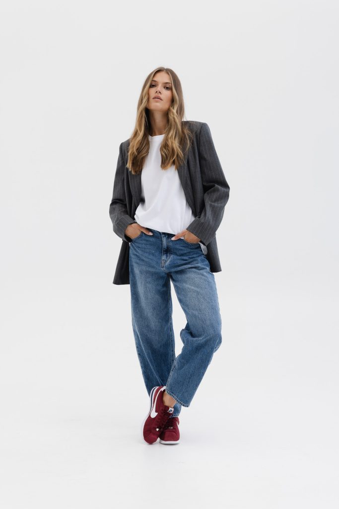 wełniana marynarka matylda szara