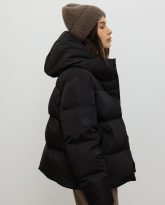 puchowa kurtka oslo czarna