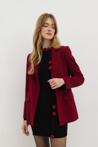 marynarka nancy bordowa zdjęcie 3
