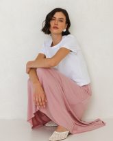 spódnica lara jasno różowa zdjęcie 4