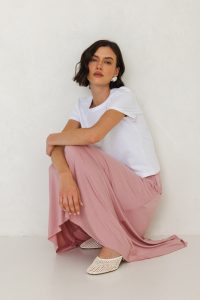 spódnica lara jasno różowa zdjęcie 4