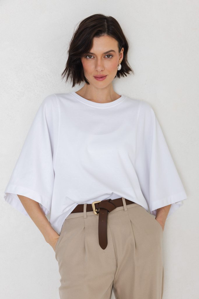 T-SHIRT LUNA BIAŁY