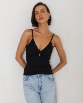top gigi czarny