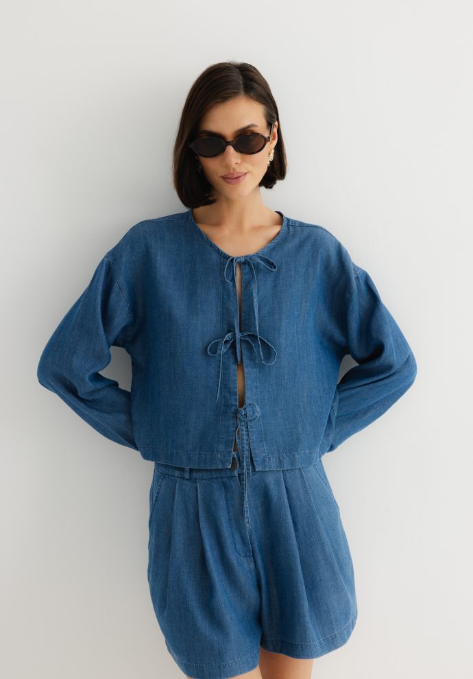 spodenki cora denim