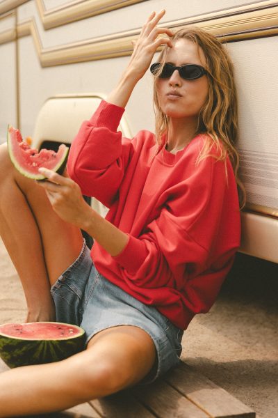 BLUZA JESS ARBUZOWA