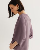 t-shirt luna lawendowy