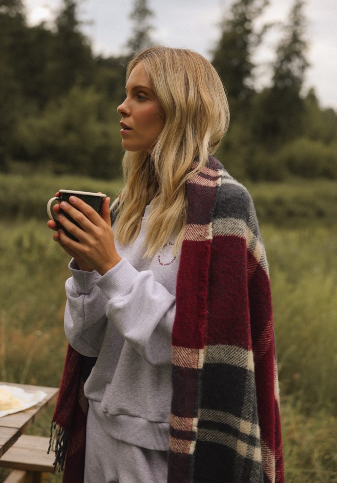 bluza lola jasno szary melanż