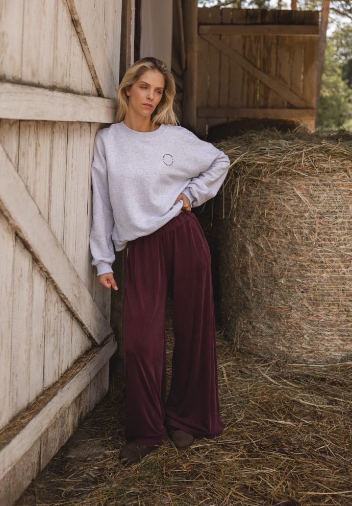bluza lola jasno szary melanż